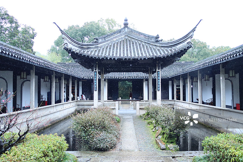 绍兴市兰亭景区图片素材