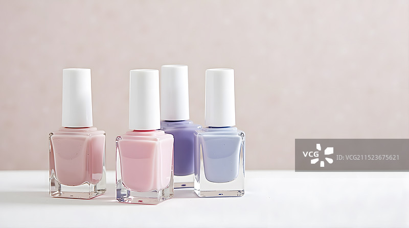 指甲油美甲甲油胶系列产品特写无logo无商标彩色美甲款式 (7)图片素材