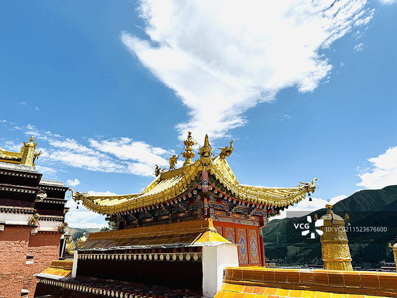 拉卜楞寺图片素材