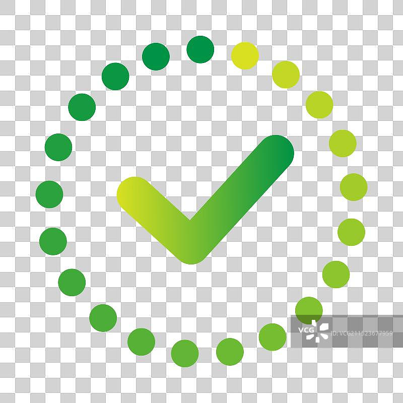 加载完成进度对勾设计图片素材