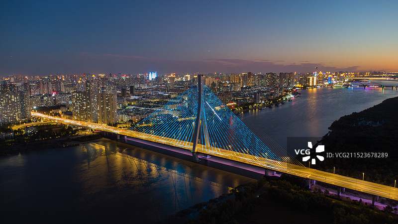 哈尔滨松浦大桥图片素材