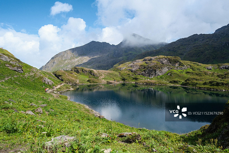 上帝遗落在人间的眼泪——南极洛图片素材