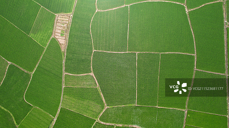 田园风光航拍图片素材