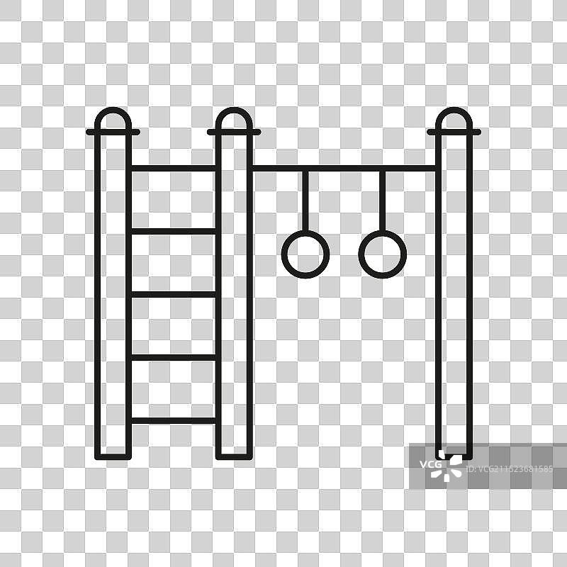 单杠线形图标图片素材