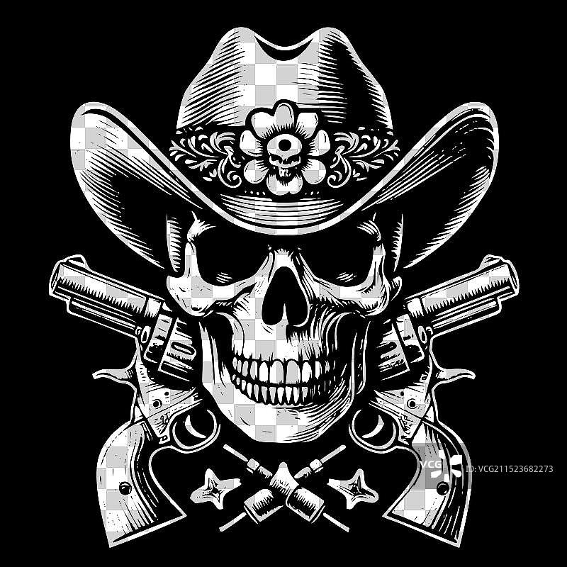 牛仔形象图片素材