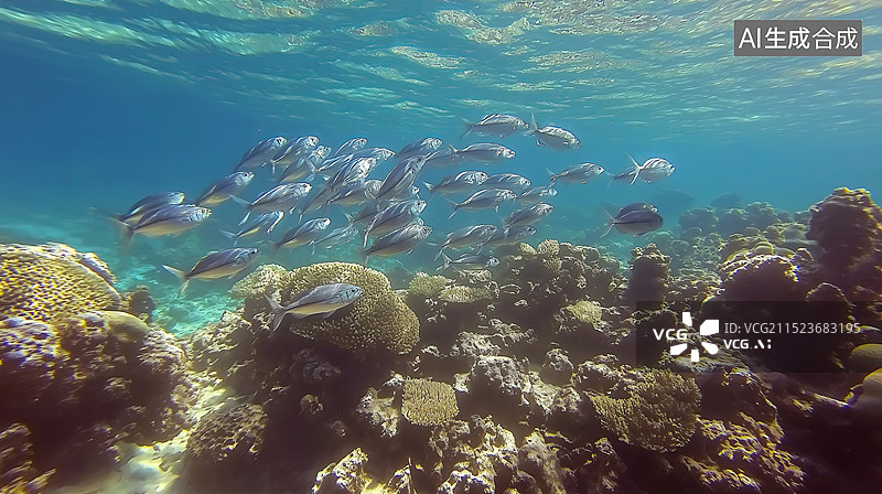 【AI数字艺术】海底世界图片素材