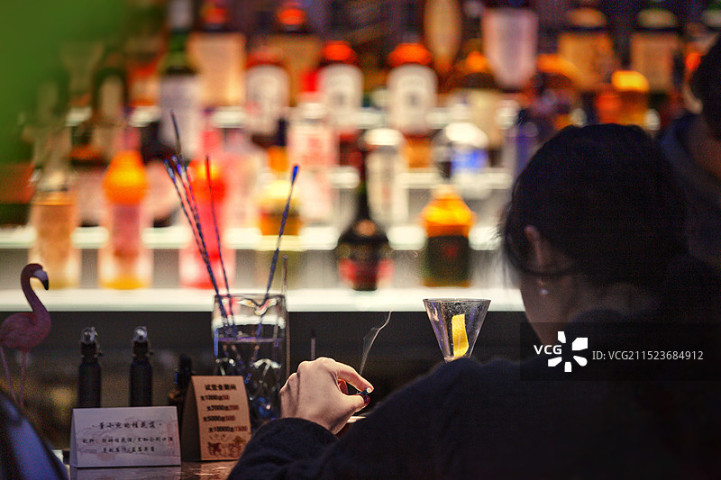 酒吧里的洋酒图片素材