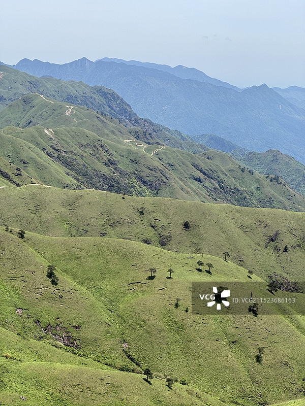 武功山沿途图片素材