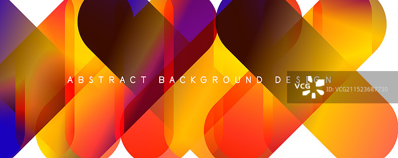 时尚简约流畅的色彩渐变抽象图案图片素材