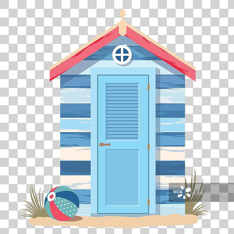 海滩小屋图片素材