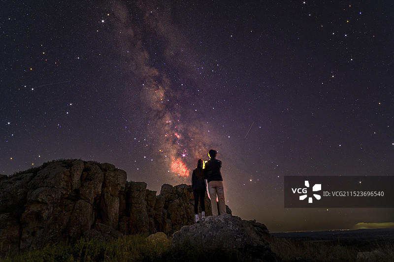 乌兰布统的夜图片素材