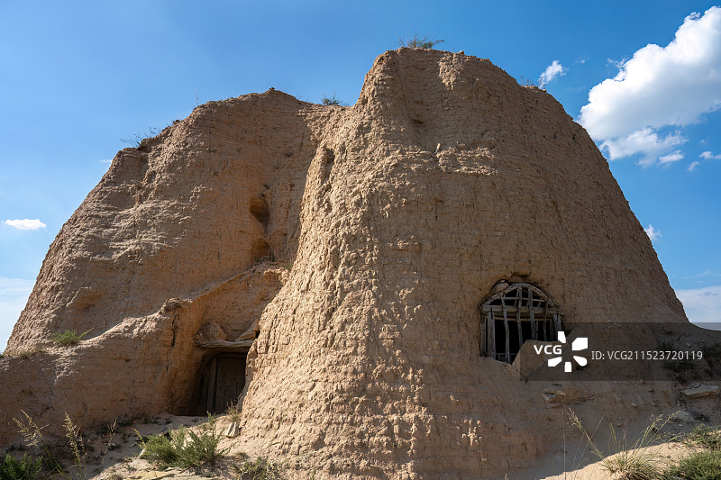 山西省忻州市偏关县黄河入晋第一湾乾坤湾图片素材