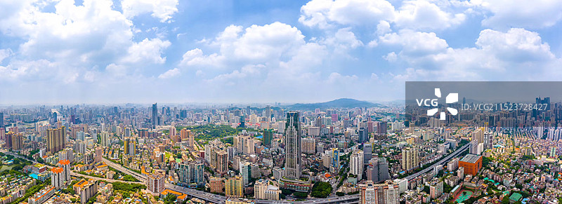 广州市高空全景图片素材