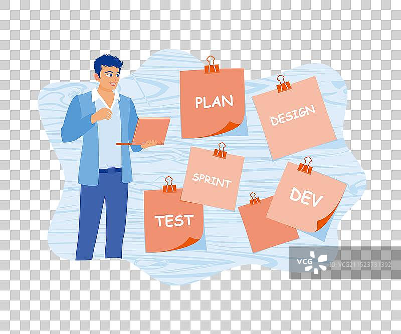 男人使用笔记本电脑开发软件做笔记图片素材