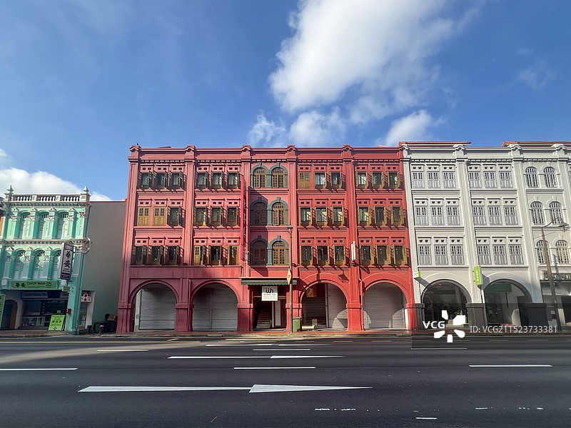 新加坡中国城图片素材