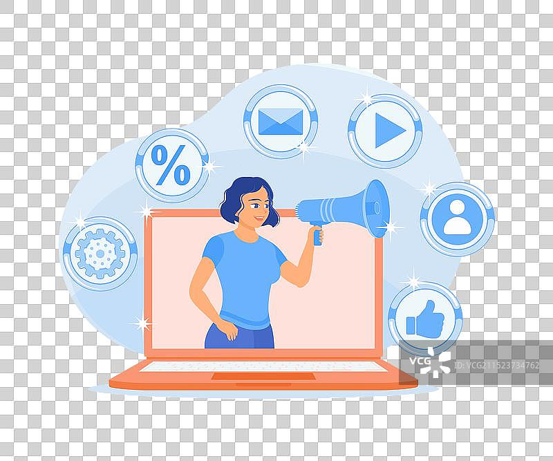 创业者在社交媒体上投放广告图片素材