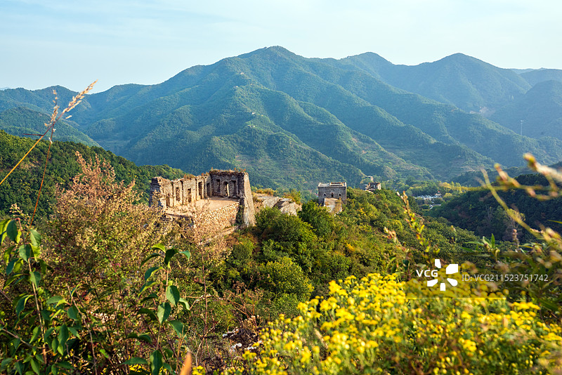 青山关长城图片素材