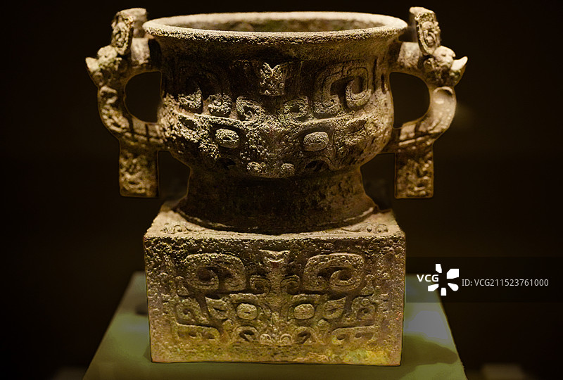 西周 青铜器 利簋 周武王时期图片素材