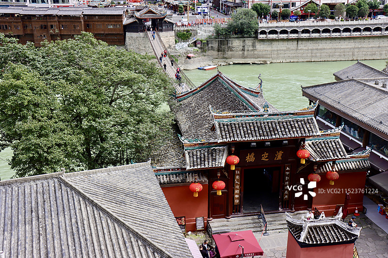 泸定桥图片素材