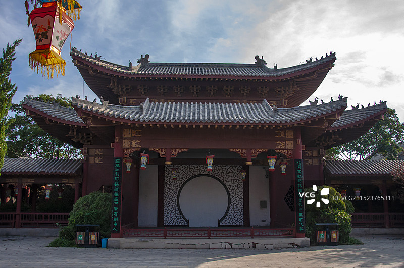 德州市武城县四女寺风景区古建筑四女祠图片素材