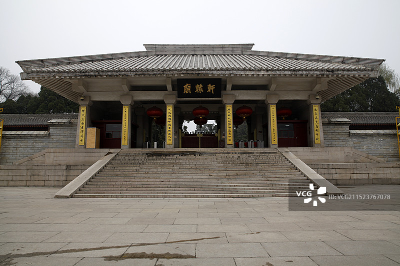 陕西延安市黄帝陵图片素材