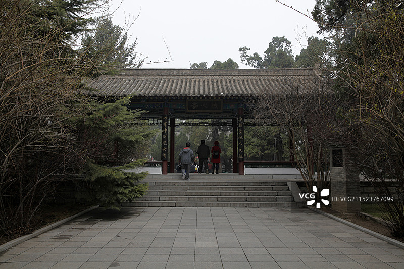 陕西延安市黄帝陵图片素材