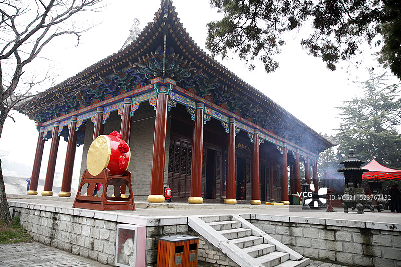 陕西延安市黄帝陵图片素材