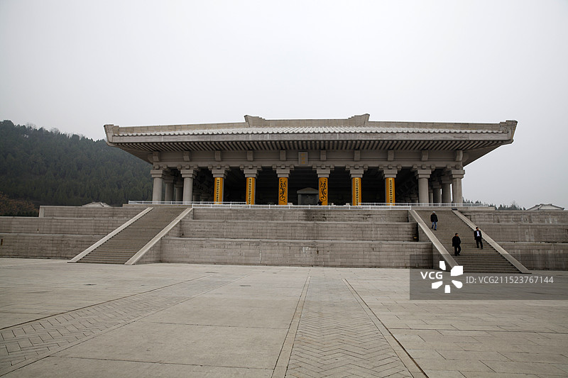 陕西延安市黄帝陵图片素材