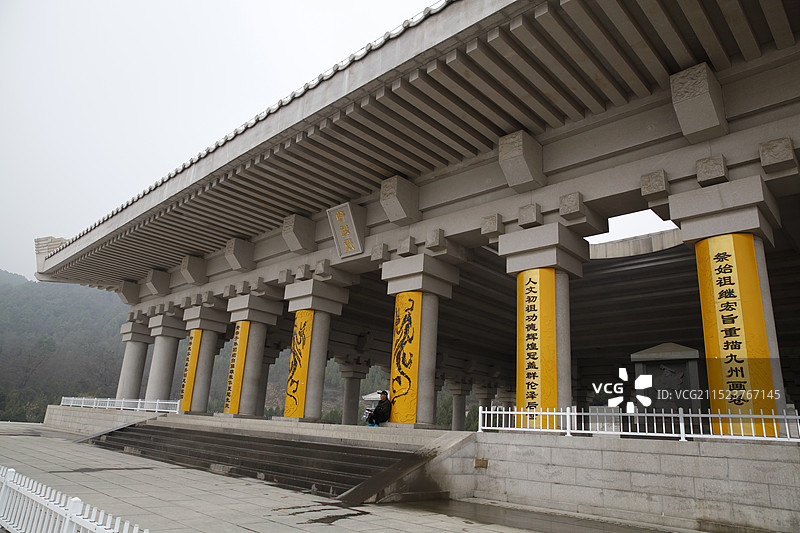 陕西延安市黄帝陵图片素材