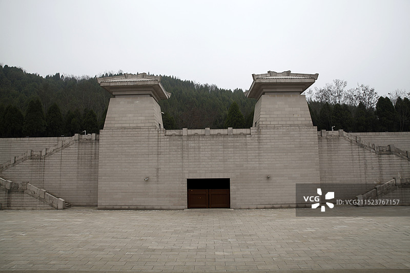 陕西延安市黄帝陵图片素材