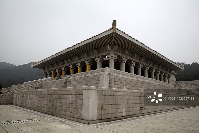 陕西延安市黄帝陵图片素材