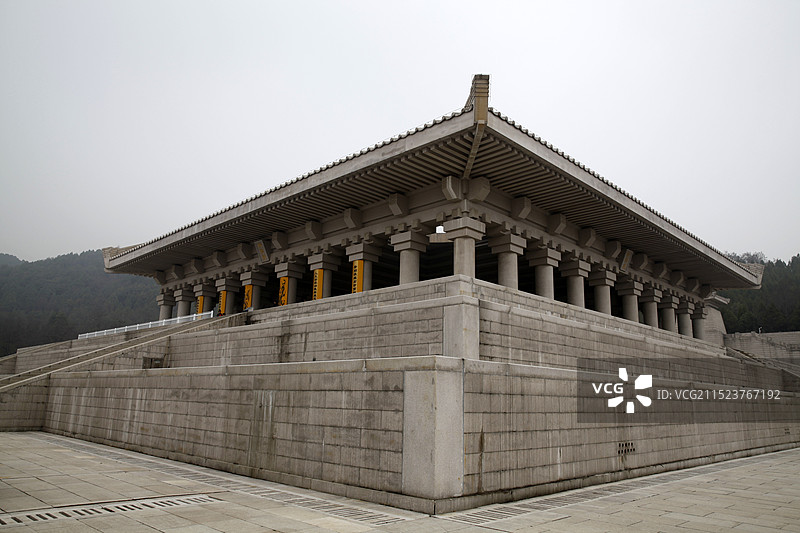 陕西延安市黄帝陵图片素材