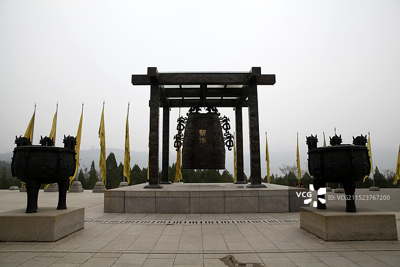 陕西延安市黄帝陵图片素材