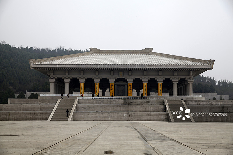 陕西延安市黄帝陵图片素材