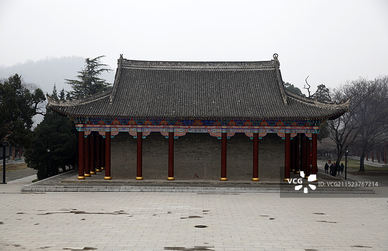 陕西延安市黄帝陵图片素材