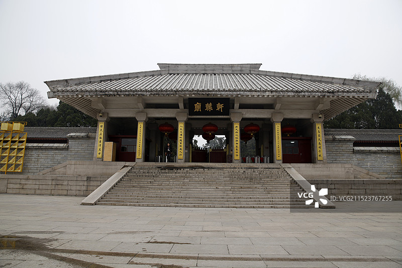 陕西延安市黄帝陵图片素材