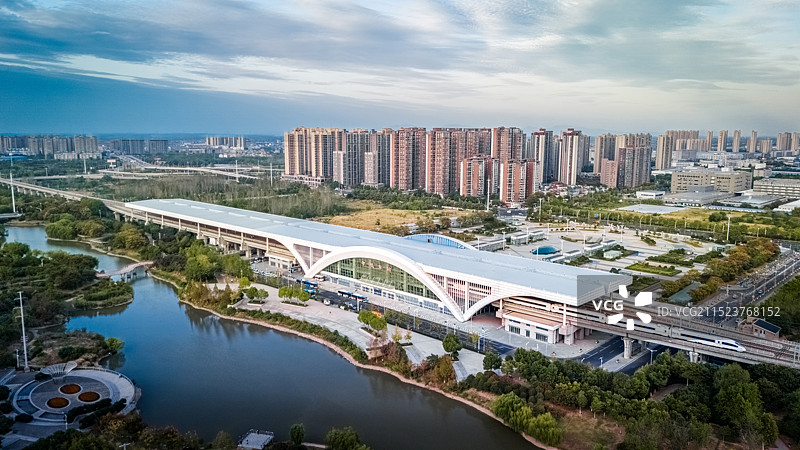 汉十高铁孝感东站图片素材