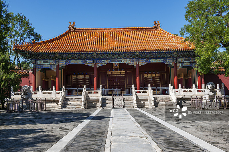 北京西城，景山公园。图片素材