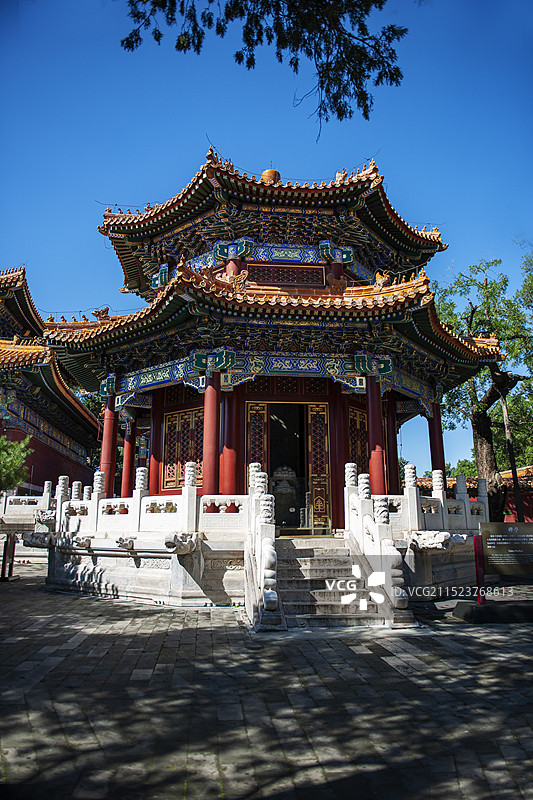 北京西城，景山公园。图片素材