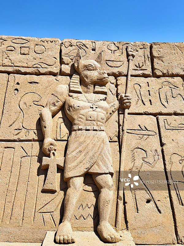 广西沙雕展埃及雕像图片素材