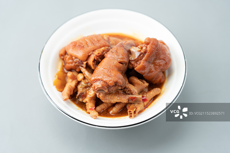 猪蹄鸡爪煲图片素材