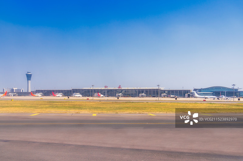 陕西，西安市，咸阳市，西安咸阳国际机场，IATA：XIY，ICAO：ZLXY，中国八大区域枢纽机场图片素材