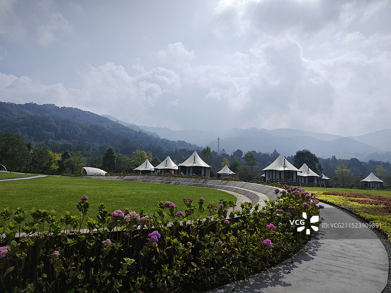 彭州市宝山村图片素材