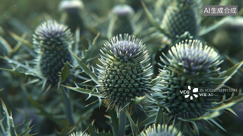 【AI数字艺术】水飞蓟中药中草药中医药材图片素材