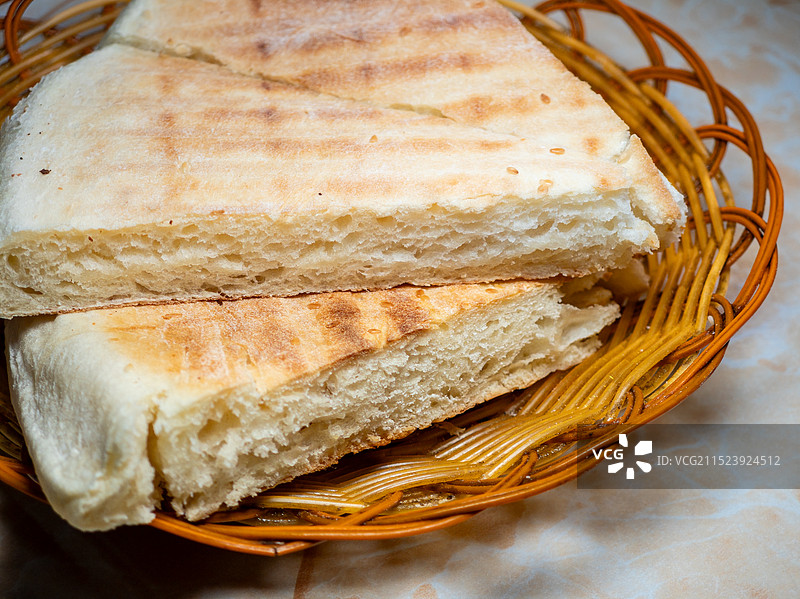 篮子里的火烧馍图片素材