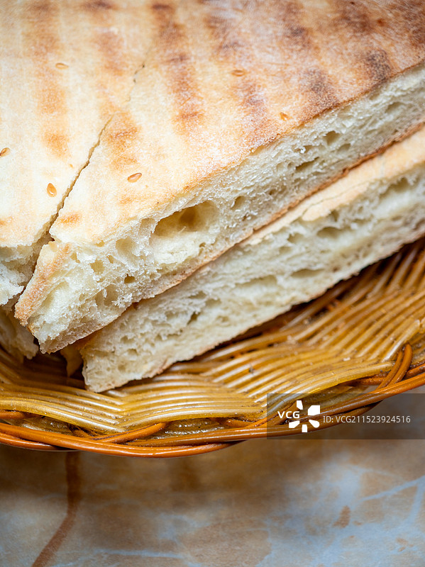 篮子里的火烧馍图片素材