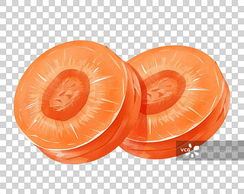 胡萝卜插画元素图片素材