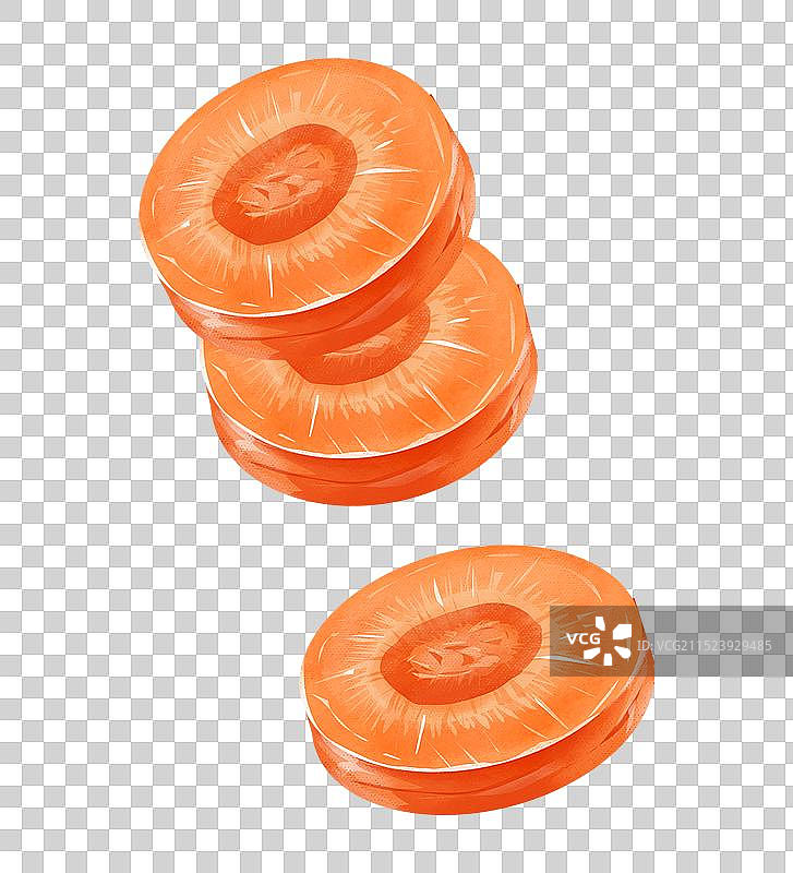 胡萝卜插画元素图片素材