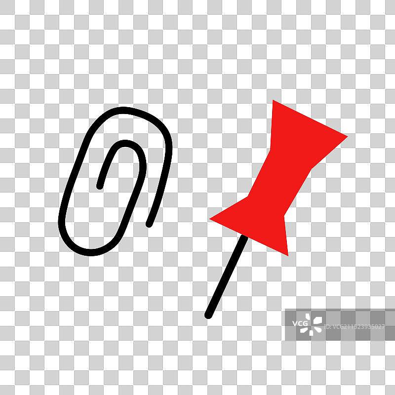 扁平风格的学校或办公用品图片素材