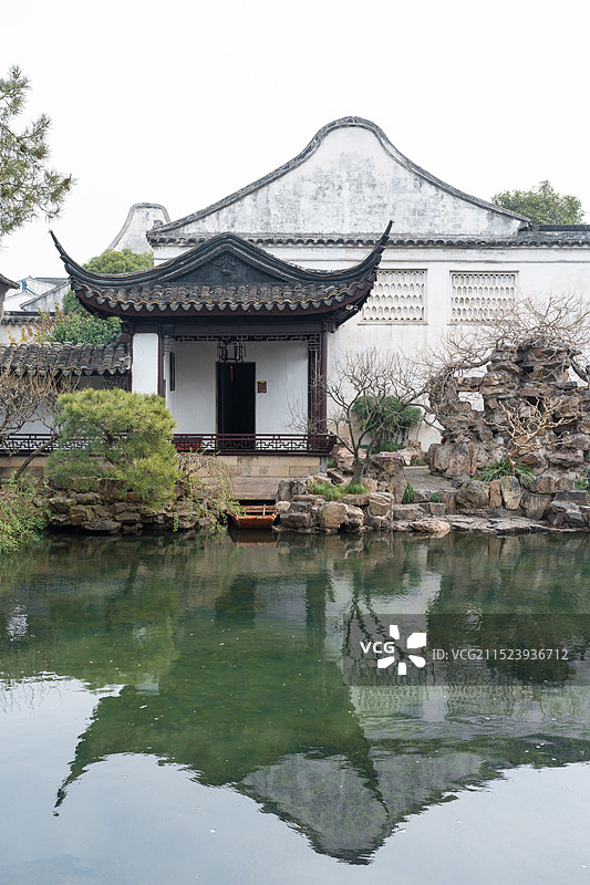 苏州网师园古典园林风光图片素材